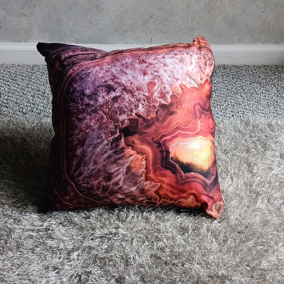 Agate pattern pillow - Picture 1 of 2